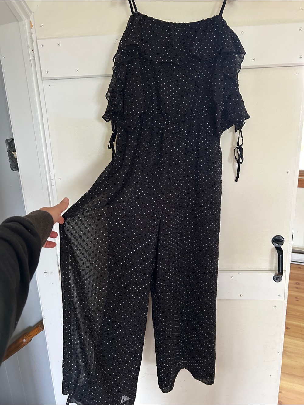 Club Monaco polka dot jumpsuit